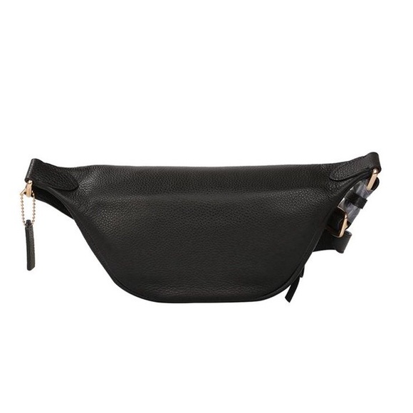Coach Black Leather Belt Bag/Fanny Pack - Picture 3 of 12